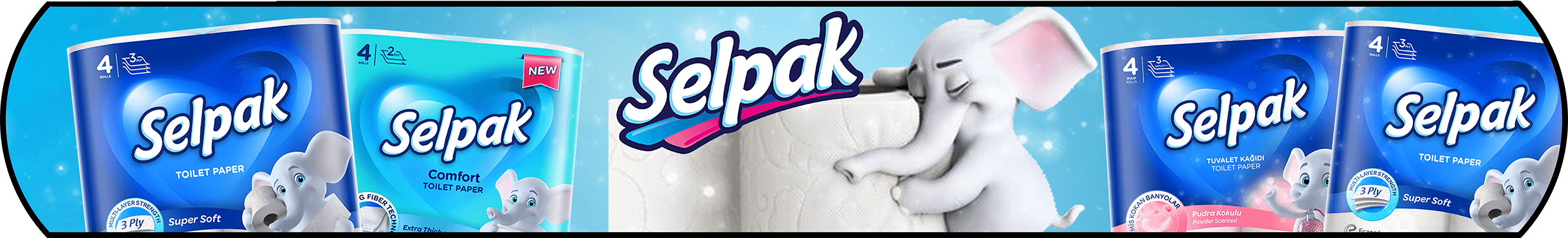 Selpak Toilet Paper Banner